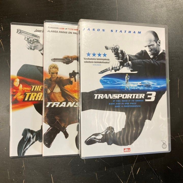 Transporter 1-3 DVD (VG+-M-/M-) -toiminta-